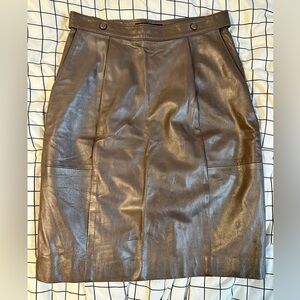 Vintage Norma leather skirt
